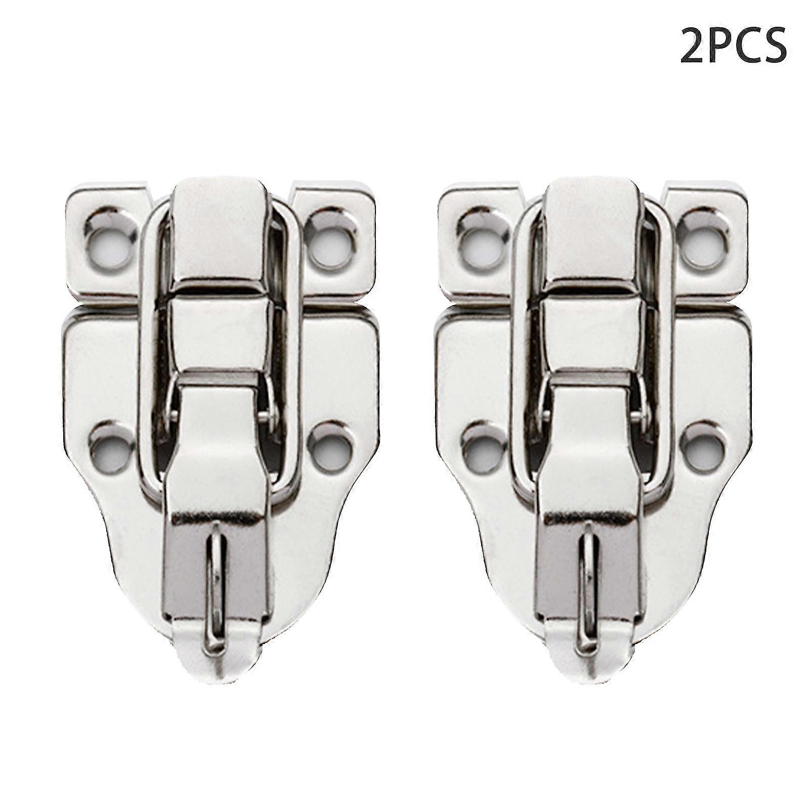 2pack Trunk Duckbilled Hasp Suitcase Toolbox Retro Style Wooden Box Toggle Latch