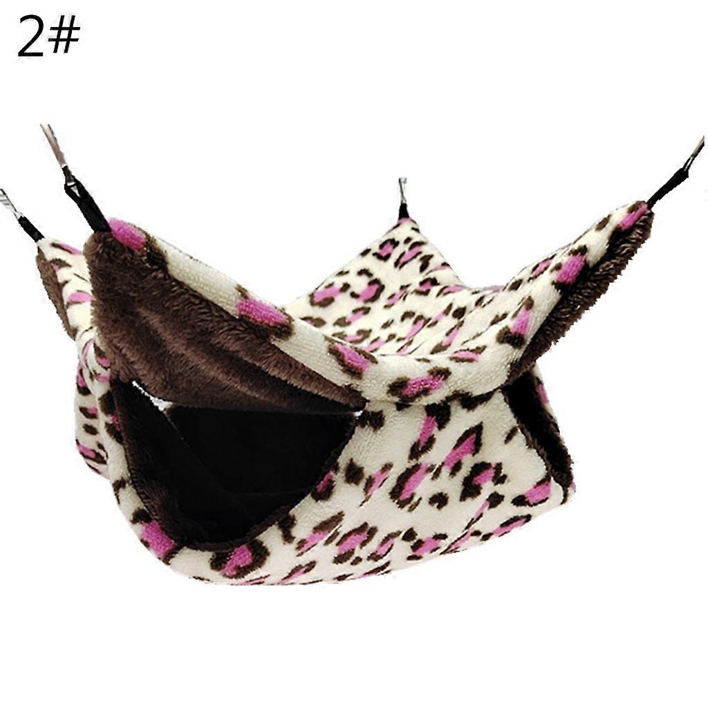 Practical Small Pet Hanging Hammock Double Layer Glider Sleeping Pet Bed Warm