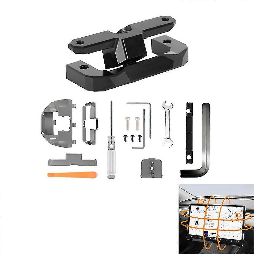 For Model 3 Model Y 2017-2020 Screen Swivel Mount Bracket Center Console Gps Navigation Screen Rota