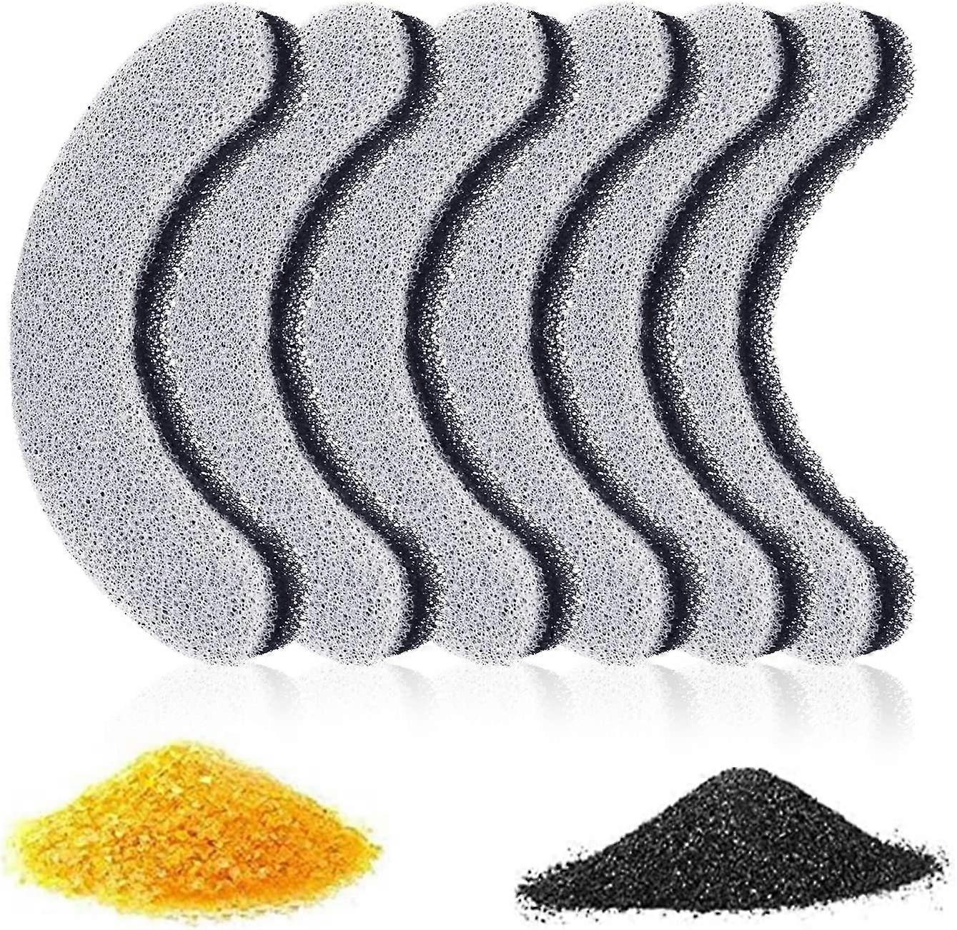 Cat Water Fountain Filter, Cat and Dog Water Fountain Filter, Pet Fountain Replacement Filters with Resin and Activated Carbon (6 Pack)