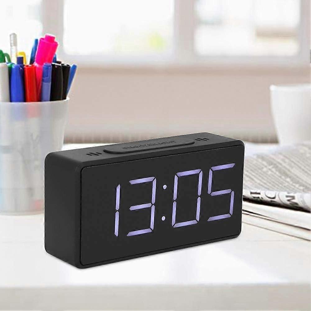 Simple Electronic Clock LED Digital Bedside Alarm Clock with Snoo