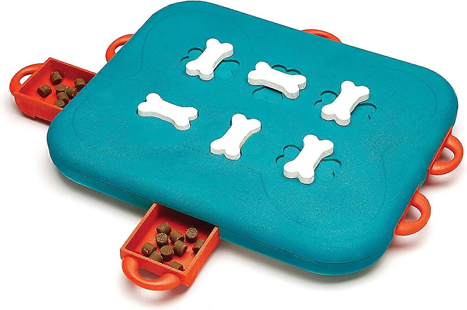 Blue Interactive Treat Puzzle Dog Toy