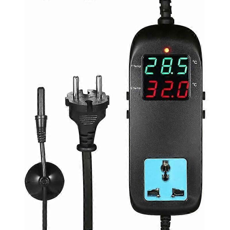 Microcomputer Digital Temperature Controller - Electronic Thermostat with LCD Display