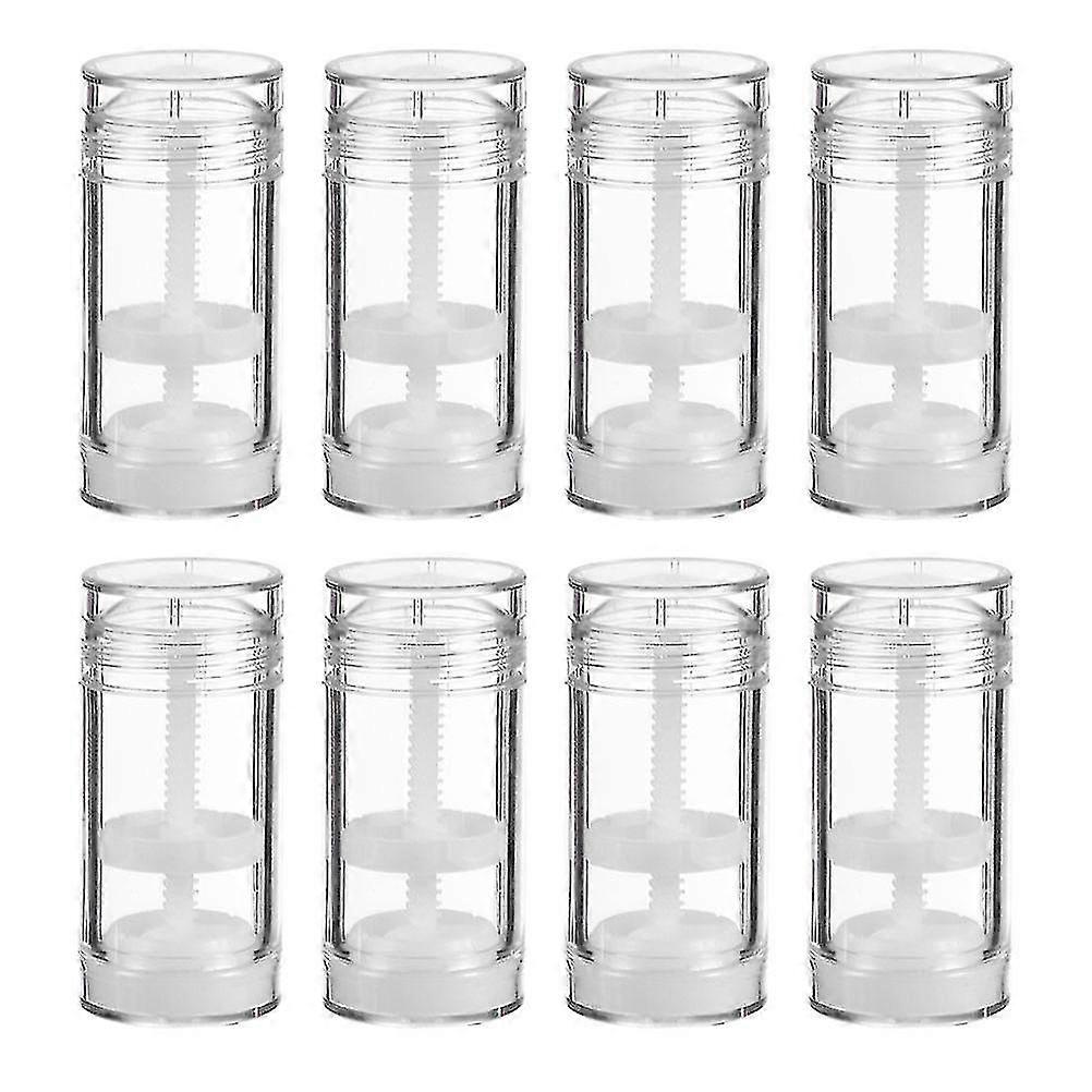 8pcs 30ml Empty Deodorant Containers Plastic Twist-up Refillable Storage Bottles yy