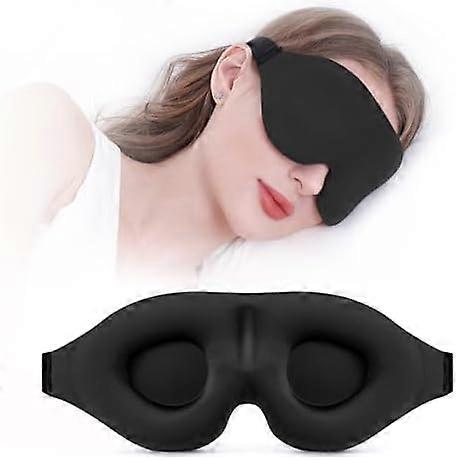 Sleep Mask for Side Sleeper, Complete Light Blocking 3D Sleeping Eye Mask, Soft Breathable Eye Cover for Women Men, Relaxing Zero Pressure Night Blind