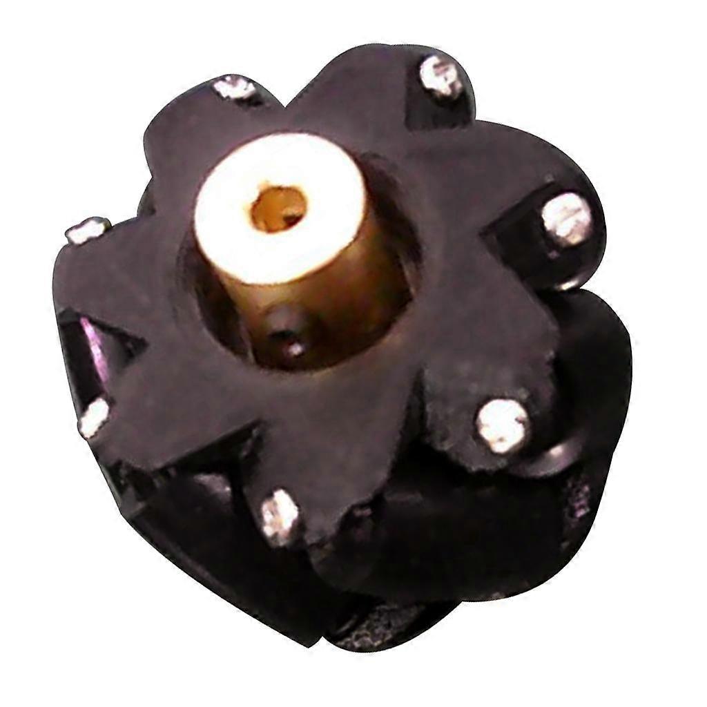 Roue Omni Roues Mecanum avec accouplement Noir