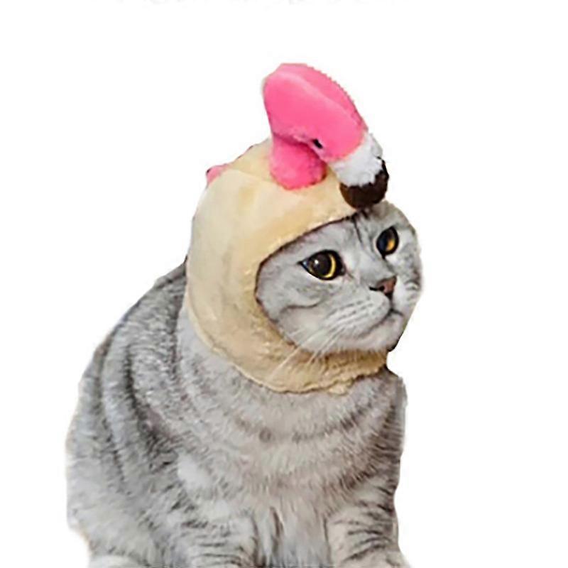 MIMIGO Pet Halloween Flamingo Hat Cat Dog Halloween Thanksgiving