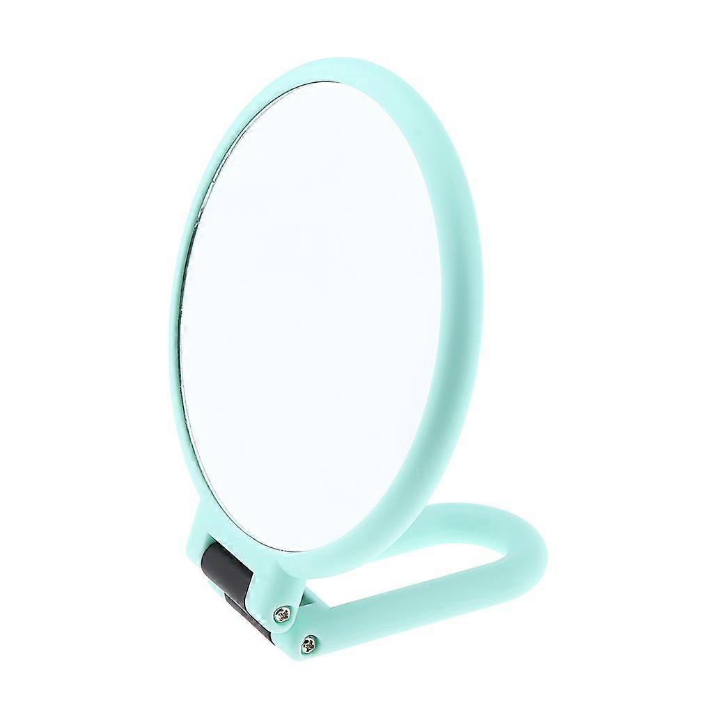 3x Double Sided Mirror Stand,Normal And 5X/10X Magnification - Adjustable Handle Free-Standing Mirror for