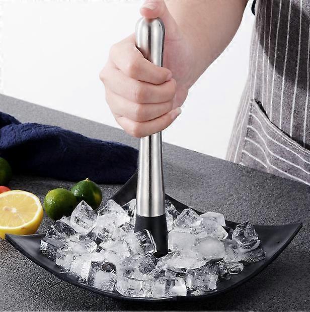 Koktejl Muddler, Nerezový koktejl Muddler, Muddler Muddler pro drtič vápenného ledu, Mojito, koktejl, limonády a nápoje Bar Muddler Multifunc