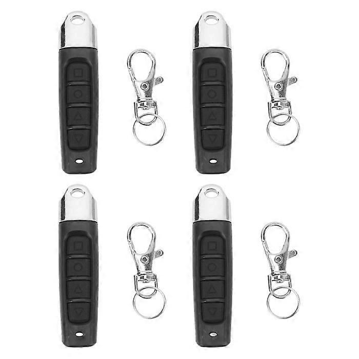Cloning Remote Control Key 4pcs Cloning Remote Control Key Fob 433MHz 4 Channel Door Remote Control