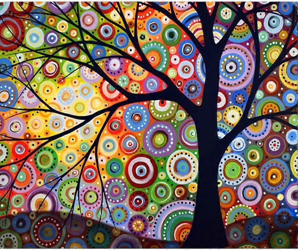 Livets tre diamantmaleri 30x40cm (stil 25)