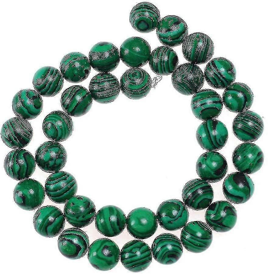 10mm Green Malachite Beads Stone Loose Beads Gemstone Round Beads