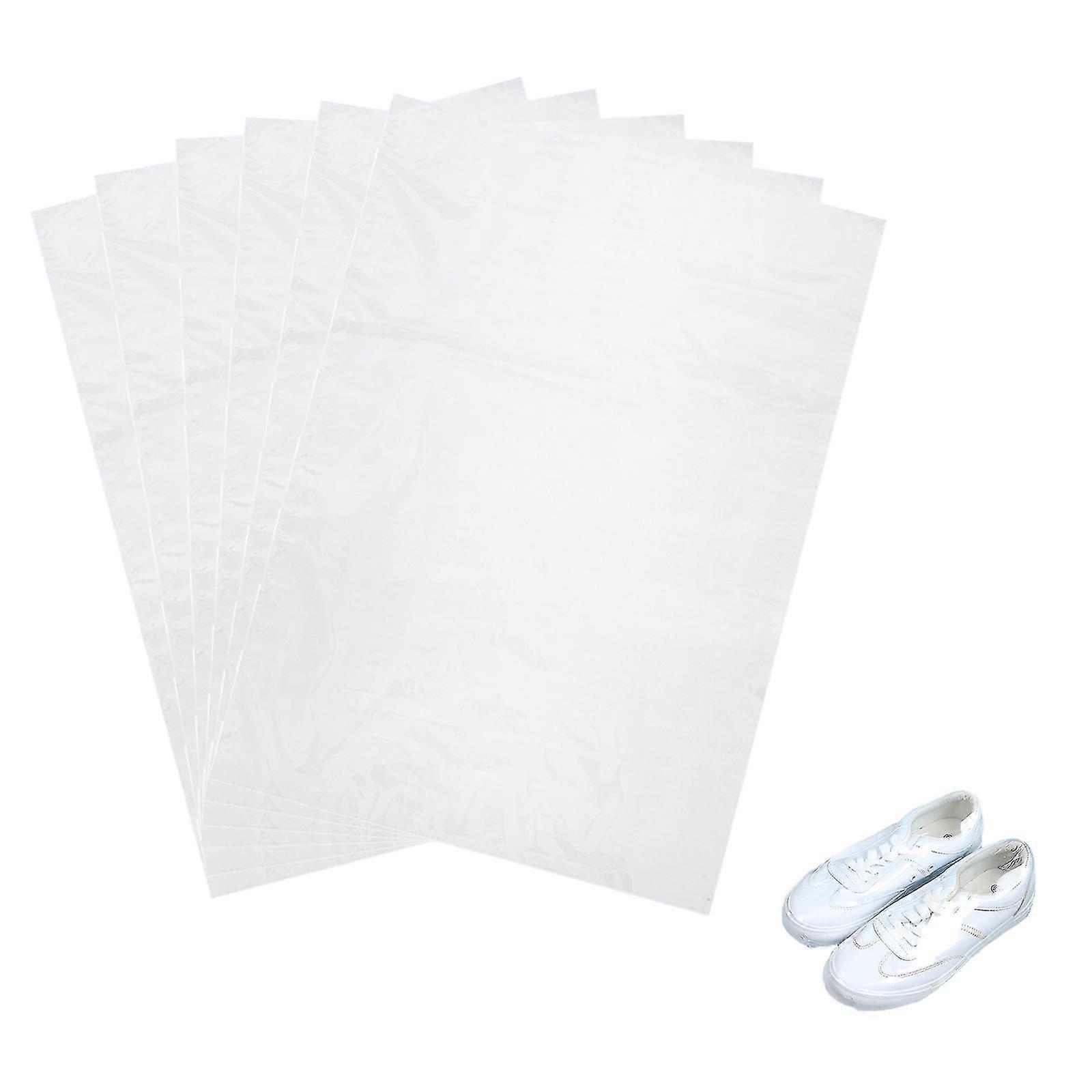 100pcs Shoe Shrink Wrap,clear Pvc Heat Shrink Wrap Bags For Shoes,clothes,bag,homemade Diy Packaging