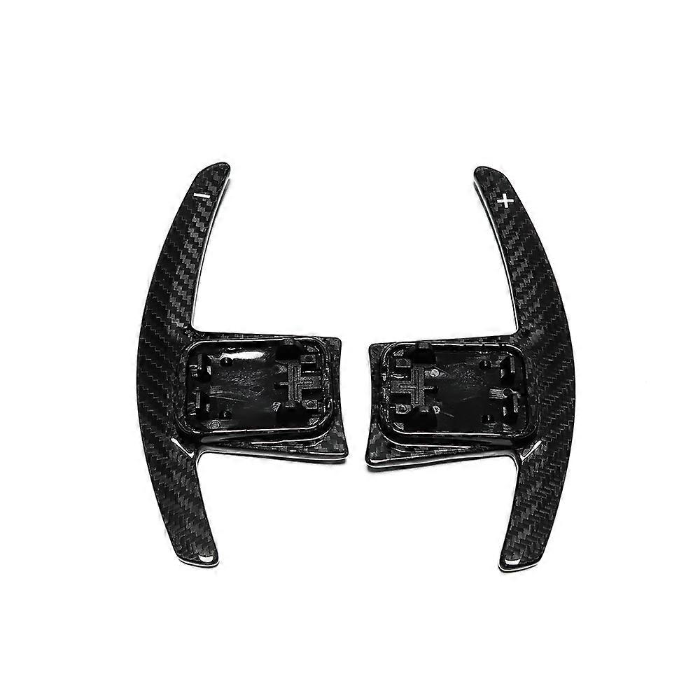 Vehicle Shift Knobs Replace Real Carbon Fiber Paddle Shifter For Toyota Supra A90 MK5 2019 2020 Stee