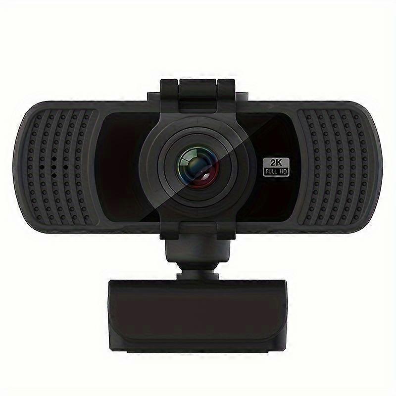 2k Home Computer Webcam Live HD Camera Head USB Laptop External Desktop Video Conferencing Online Classes