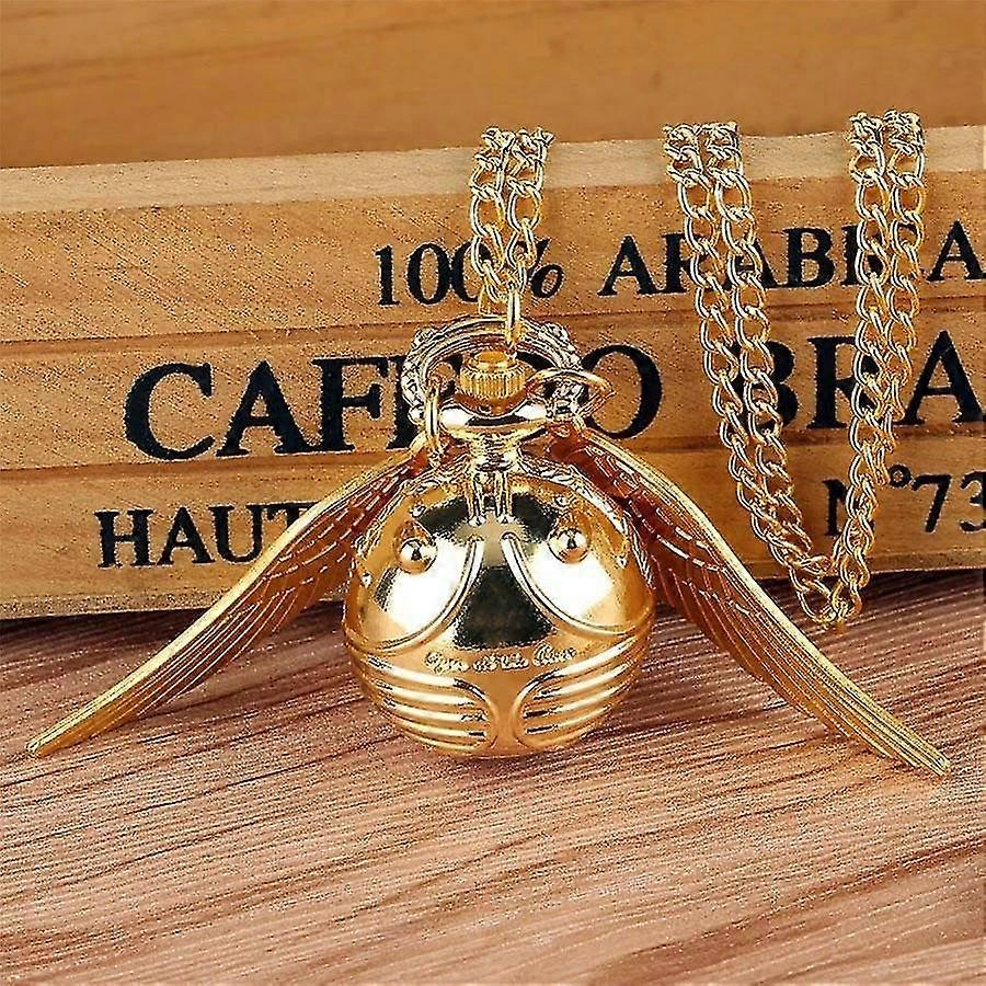 Harry Potter Goldener Schnatz Uhr Halskette