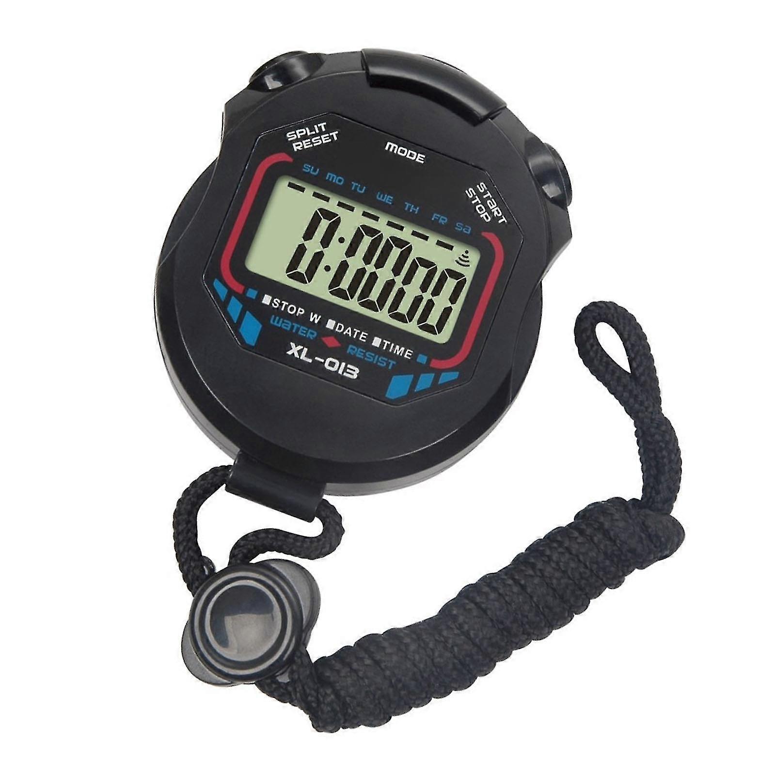 Multifunction Electronic Stopwatch for Running - 013 Sport Timer with Button Cell