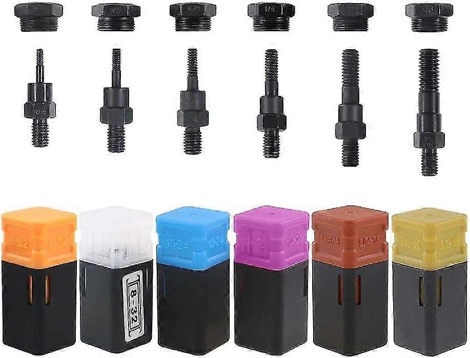 StainlessSteel Rivet Nut Manual Riveter Tool Hand Riveter Inserts Drill Adapter 632 832 1024 1420 51618 3816