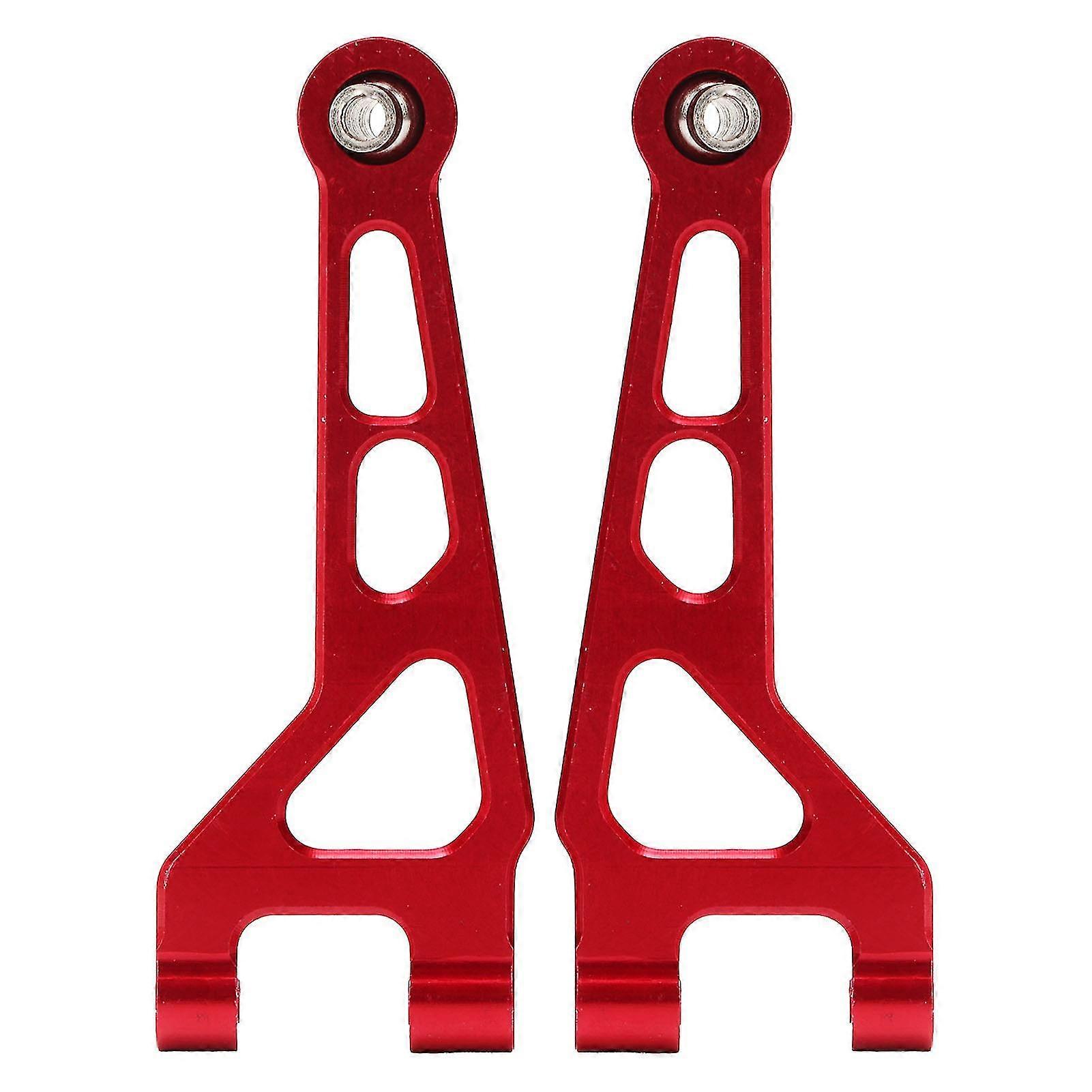 Aluminum Alloy RC Car Front Upper Arm Spare Part 2Pcs for MJX 116 Remote Control Model 16208 16207 16210 Red