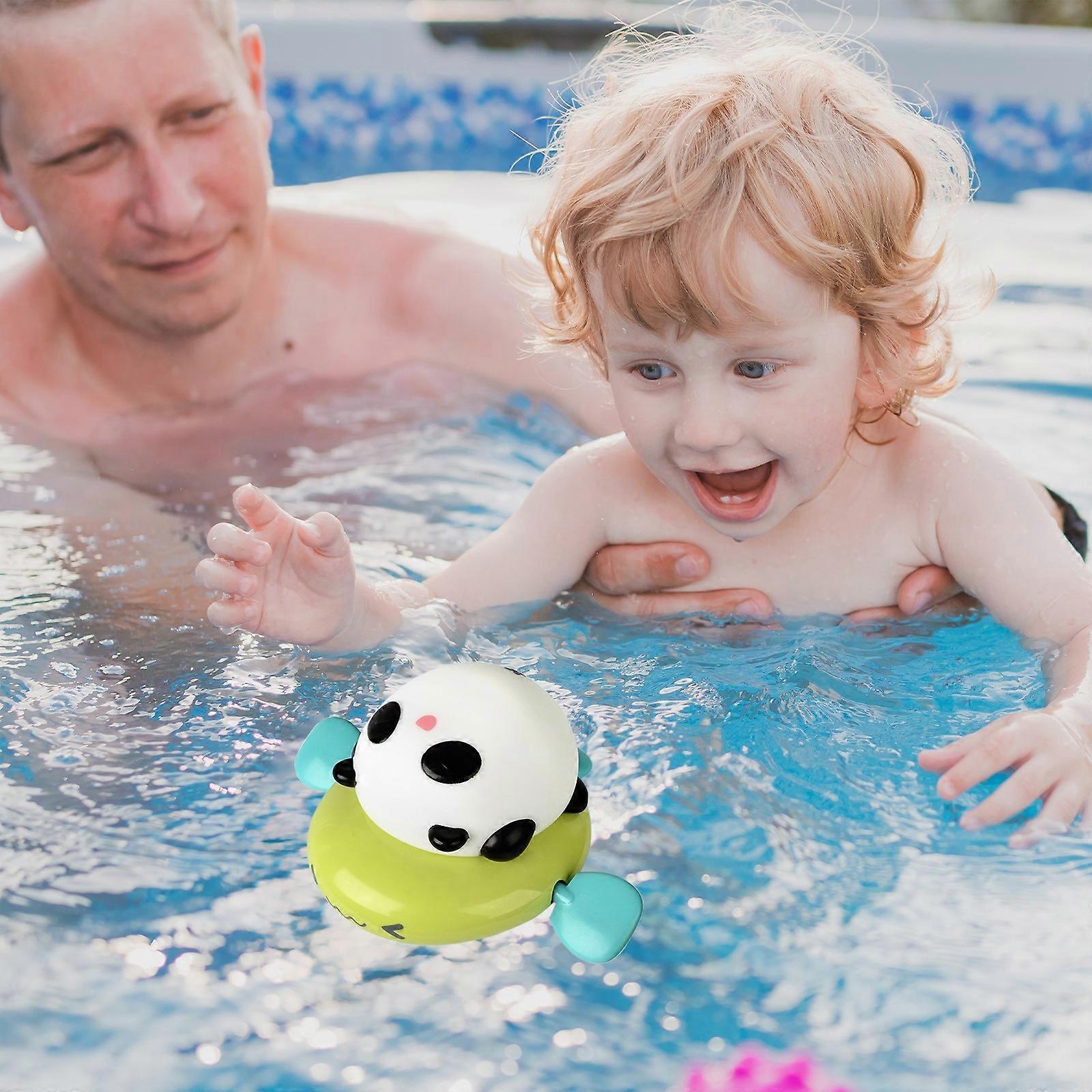 Adorable Floating Animals Bath Toy Wind Up Swimming Toy For Toddlers Promotes Hand Eye Coordination Water Play And Motor Skills Development