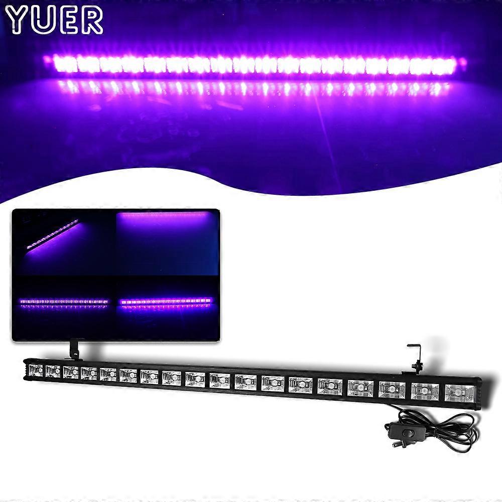 Redkid 18X2W LED Longue Bande Noir Lumière UV Noir 30W 38W Bar Briller Dans L’obscurité Fournitures
