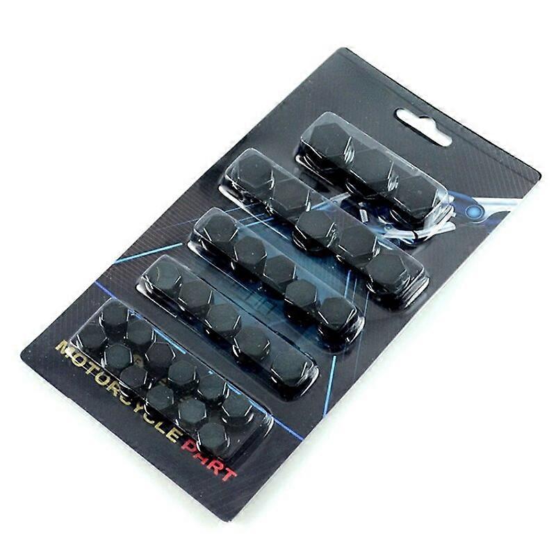 30pcs/set Motorcycle Accessories Head Screw Nut Electroplated Cap Cover Fits Decoration Cover For Yamaha Kawasaki Honda Motorcycle Neck Braces