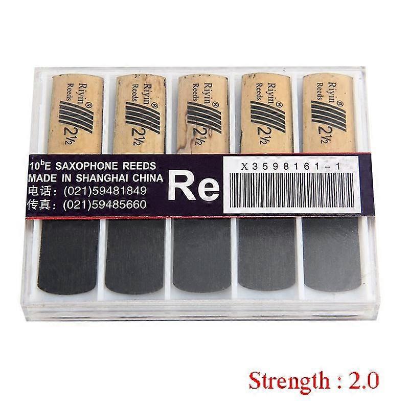 10pcs Saxophone Reed Set with Strength 1.5 2.0 2.5 3.0 3.5 4.0 for Soprano Sax Reed