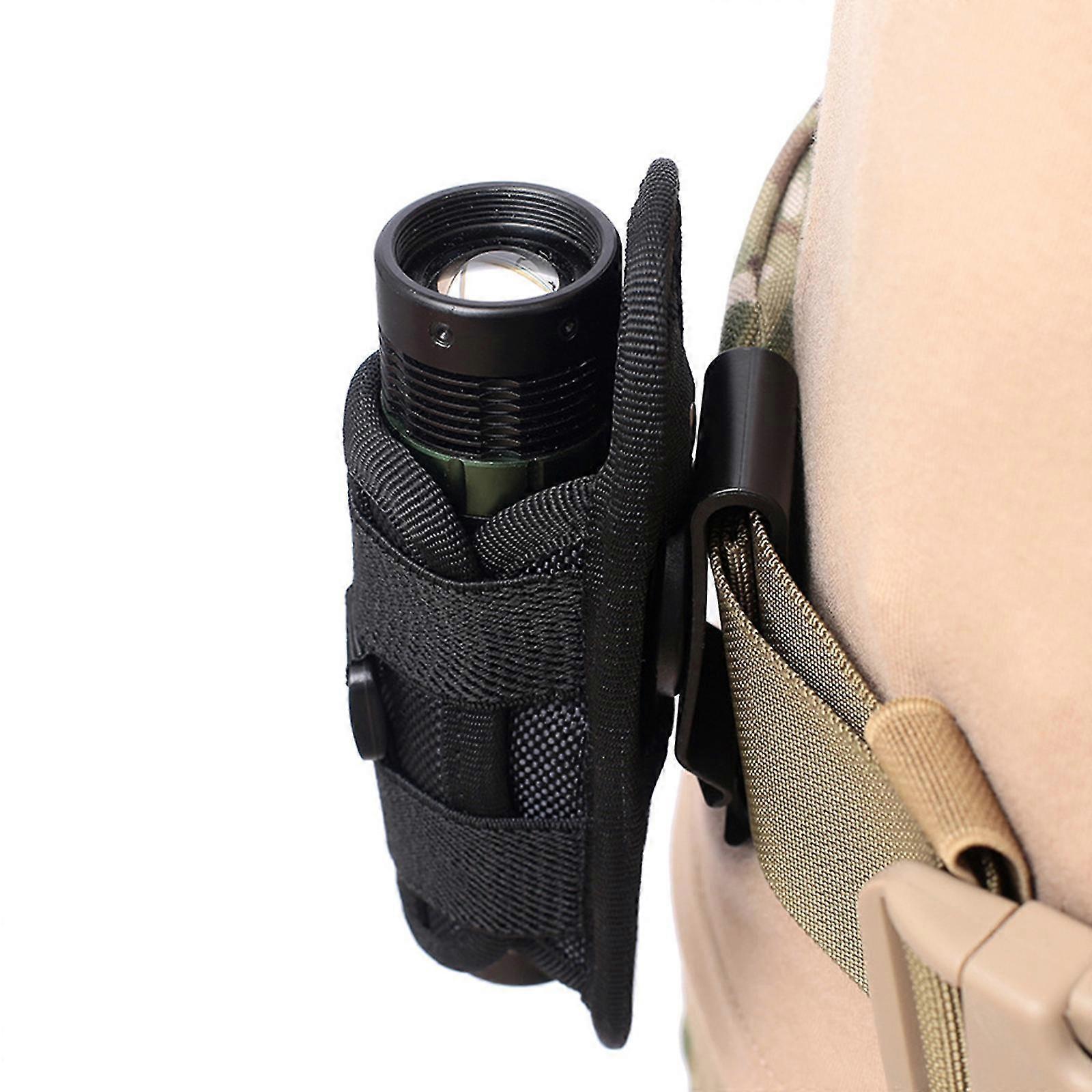 Flashlight Holster 360 Degrees Rotatable Flashlight Pouch Tacticals Torch Case