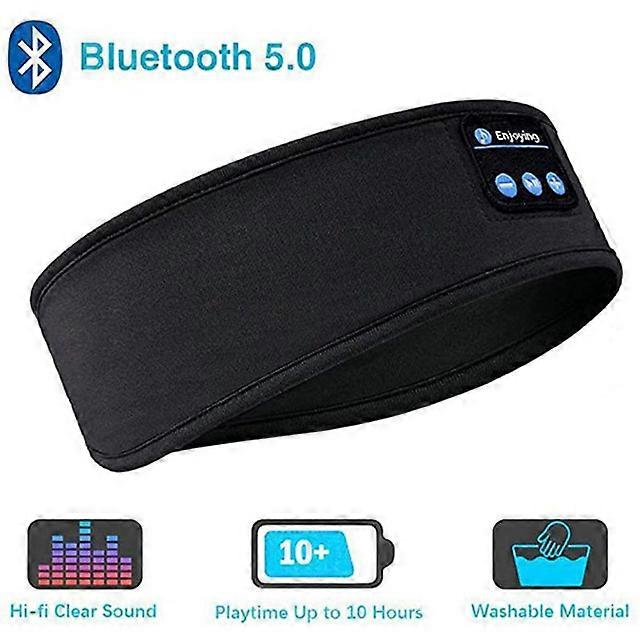 Bluetooth Headphones Assist Sleep Eye Mask Shading Design Portable Wireless Music Earphone With Mic Improve Sleepers