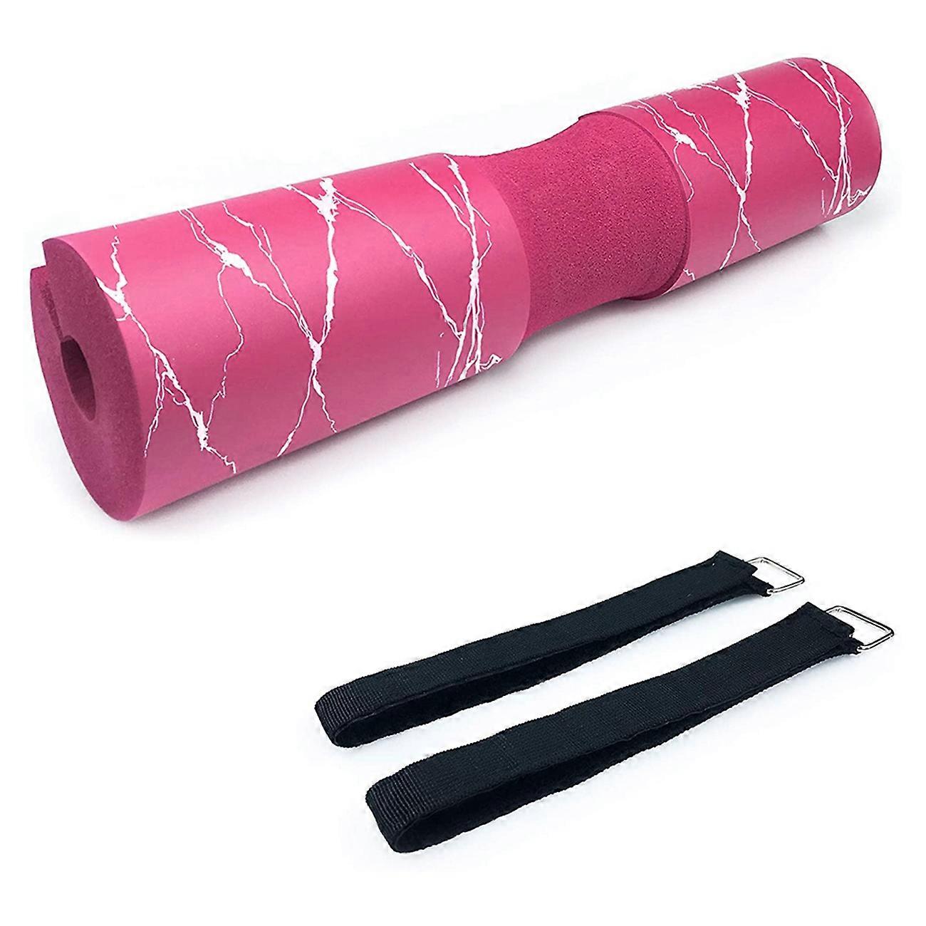 Barbell Pad for Squats, Lunges and Hip Thrusts - Squat Pad Weight Lifting Bar Cushion Pad for Neck and Shoulder,Pink
