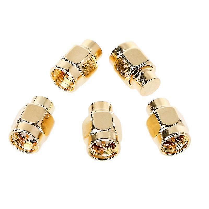 5pcs 50 Ohm Rf Coaxial Gold Plated Matched Termination Loads Sma Male Connector