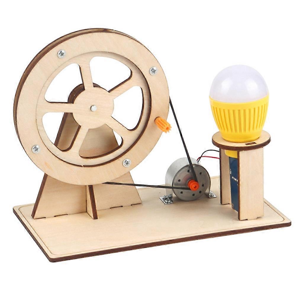 Dynamotor Lantern Stem Toy Hand Crank Generator Building Toy Science Project
