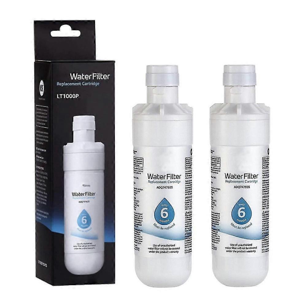 2pack Lg Lt1000p Adq73693901 Water Filter For Refrigerator Adq736939 Fridge Filter External