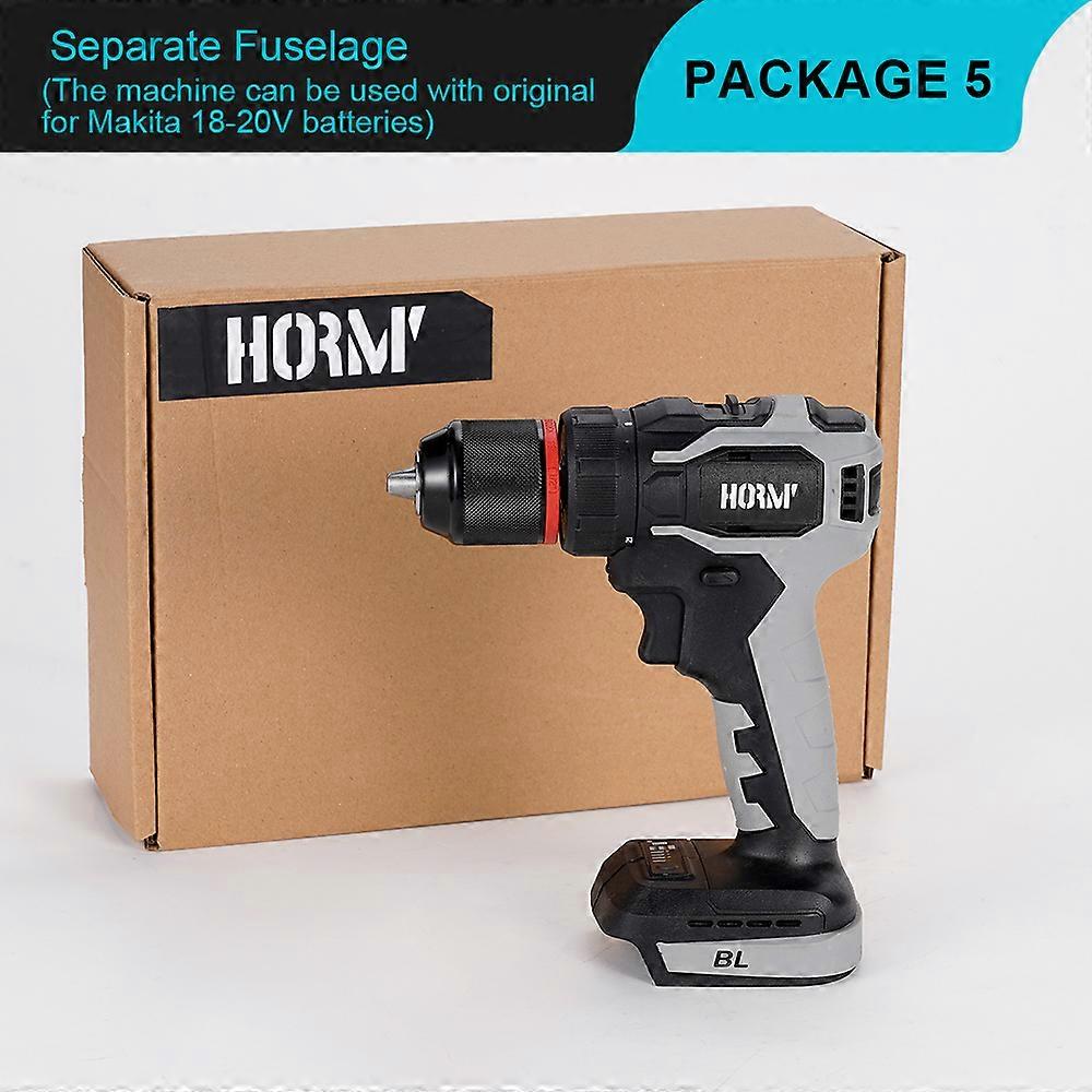 18V Brushless Cordless Electric Screwdriver Wrench 13mm Rechargable Electric Drill Power Tool For Makita Battery Repair Tool