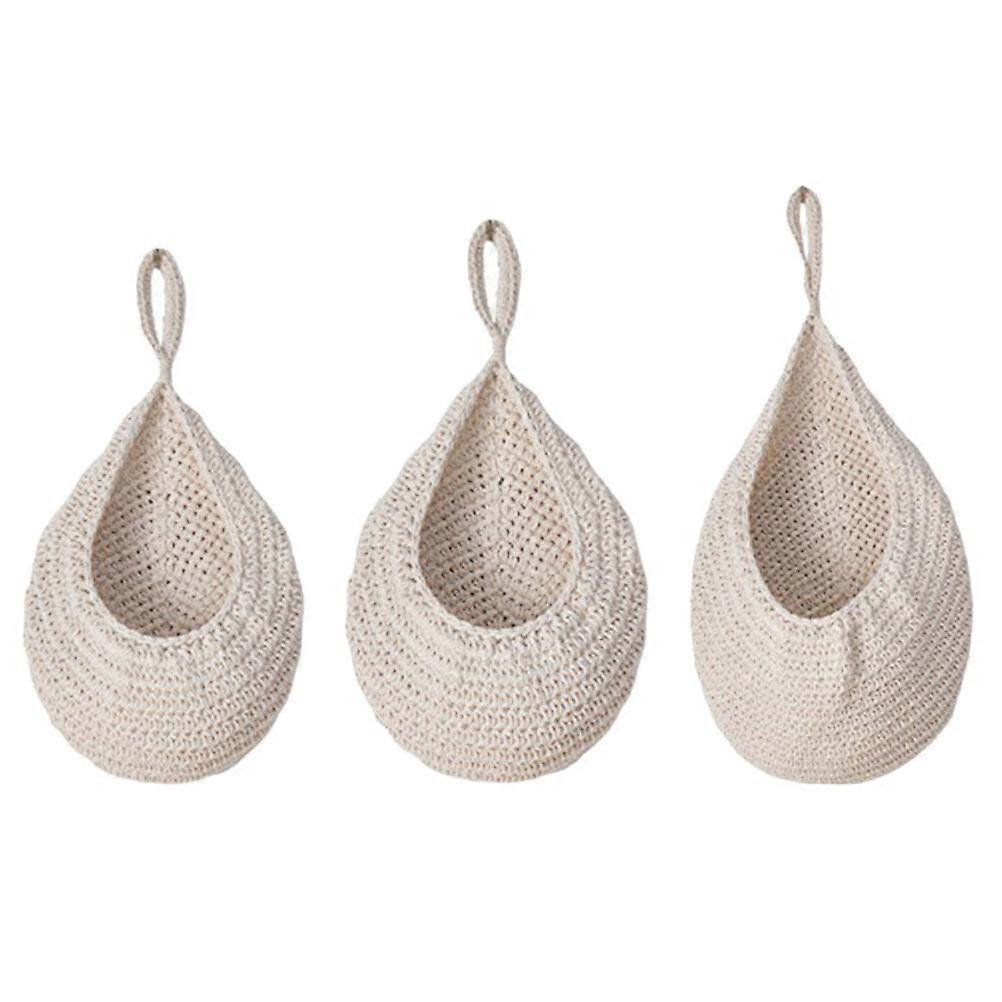 1 Set Hanging Fruit Vegetable Basket Kitchen Fruit Hammock Onion Storage Container