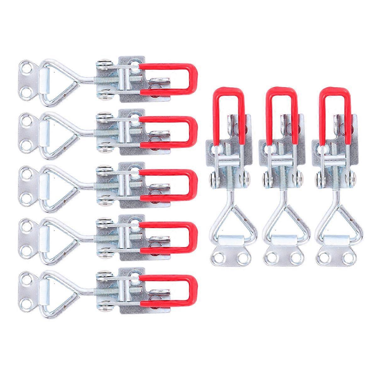 8pcs Pull-Action Latch Toggle Clamp Quick Release Pull Latch Toggle Clamp