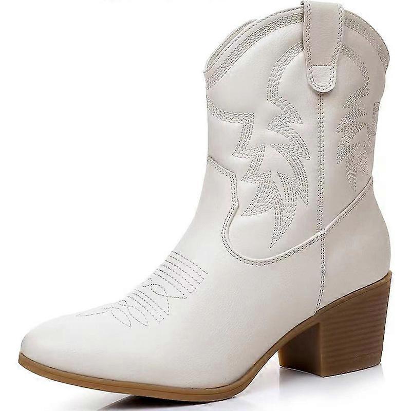 Botas vaqueras para mujer Botines vaqueros Western Pointed Toe