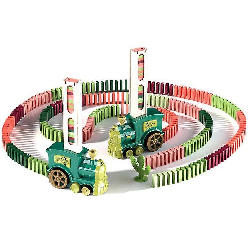 Domino Automatic Laying Train Toy Set for Kids