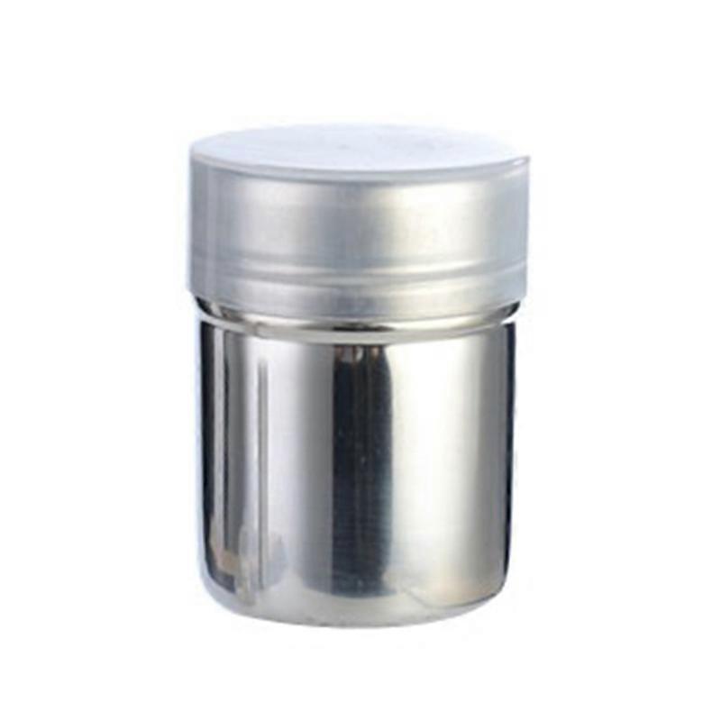 Stainless Steel Fine Mesh Coffee Chocolate Powder Dredger Sifter Duster Shaker