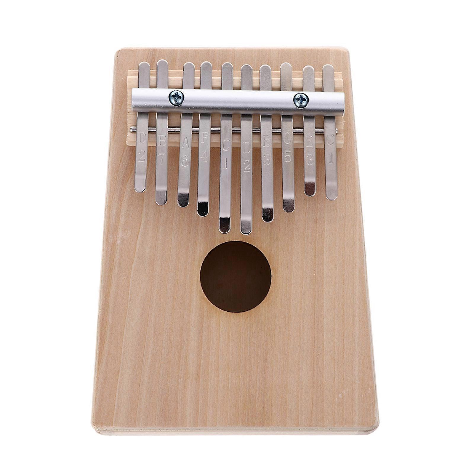 1 Set of DIY Thumb Piano Hand Painting Musical Instruments 10 Sound Thumb Piano