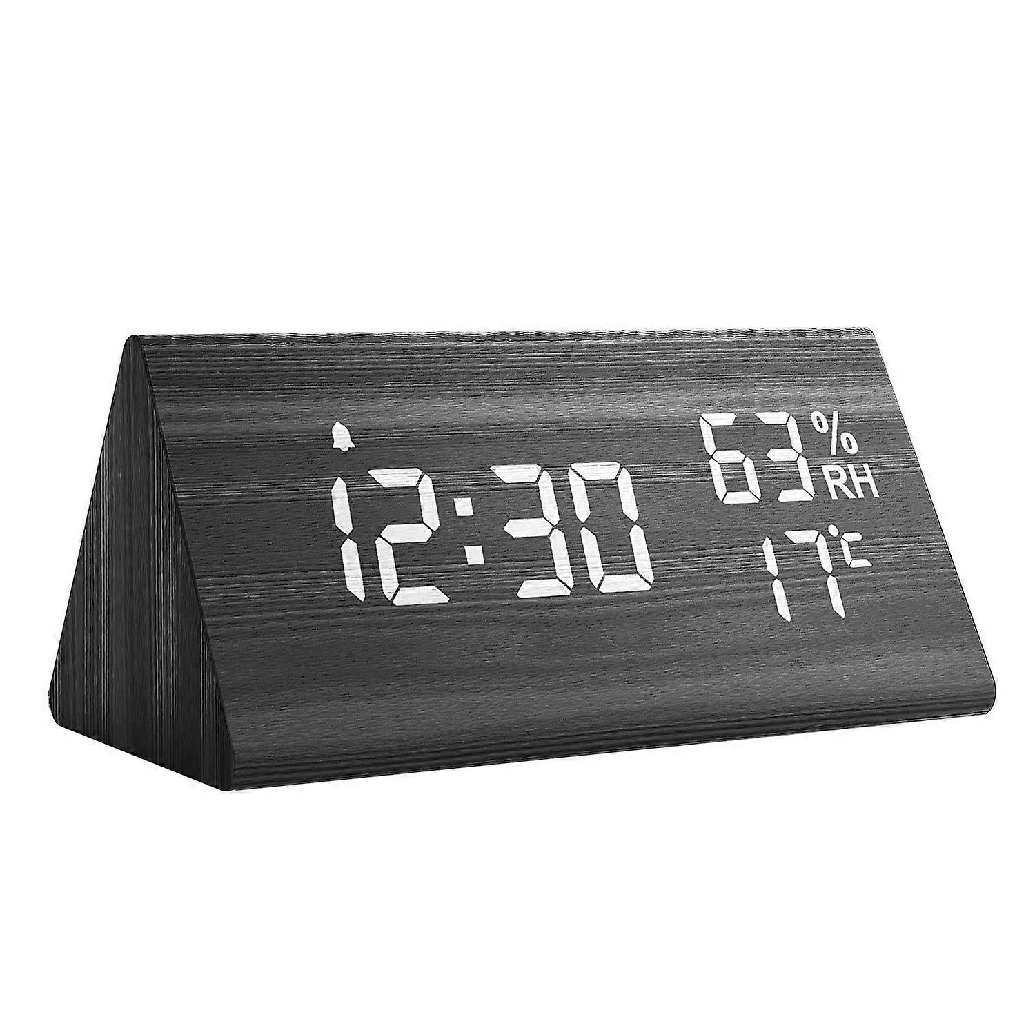 Digital LED Alarm Clock - Table Clock with Adjustable Brightness and Snooze Functionality - Perfect for Bedrooms and Offices