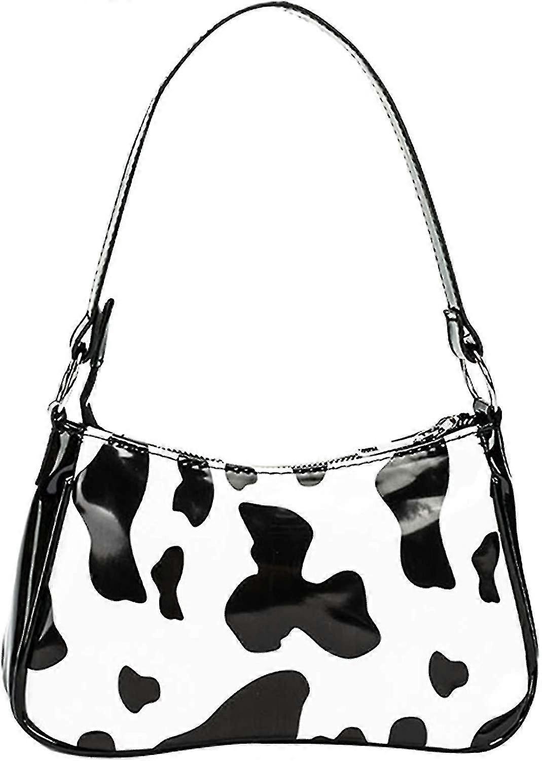 Kobiety Krowa Nadruk Torba na ramię Clutch Torebka Pod pachami Torba Satchel Zipper Torba na zakupy Mała torebka