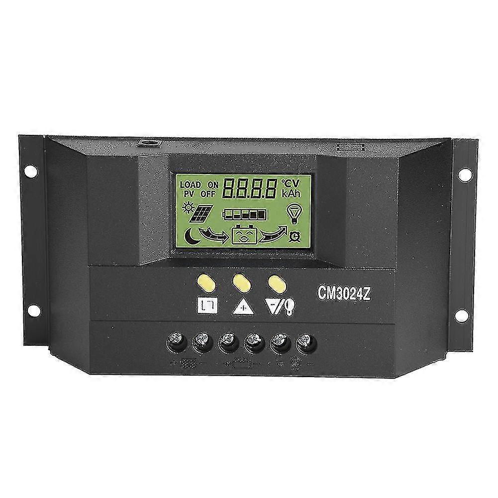 Pwm Intelligent Solar Panel Charge Controller Regulator Lcd Display 12v 24v 30a