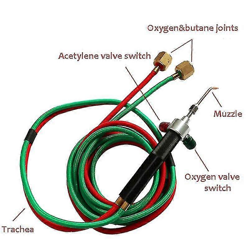 1 Set Welding Tool Cutting Set Multipurpose Precise Oxygen Acetylene Welder