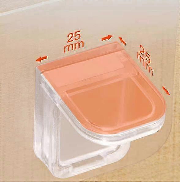 [16 pieces] self-adhesive cabinet floor support, reinforced Adhesive for shelf support, shelf support without drilling, floor support, shelf support,