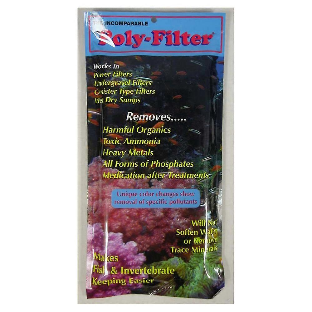 Poly Bio 船用聚乙烯过滤垫,白色,4 英寸 x 8 英寸