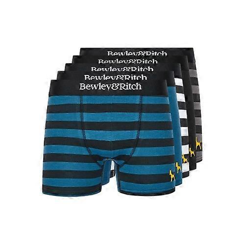 Bewley & Ritch Mens Kurhah Boxer Shorts (Pack of 5)