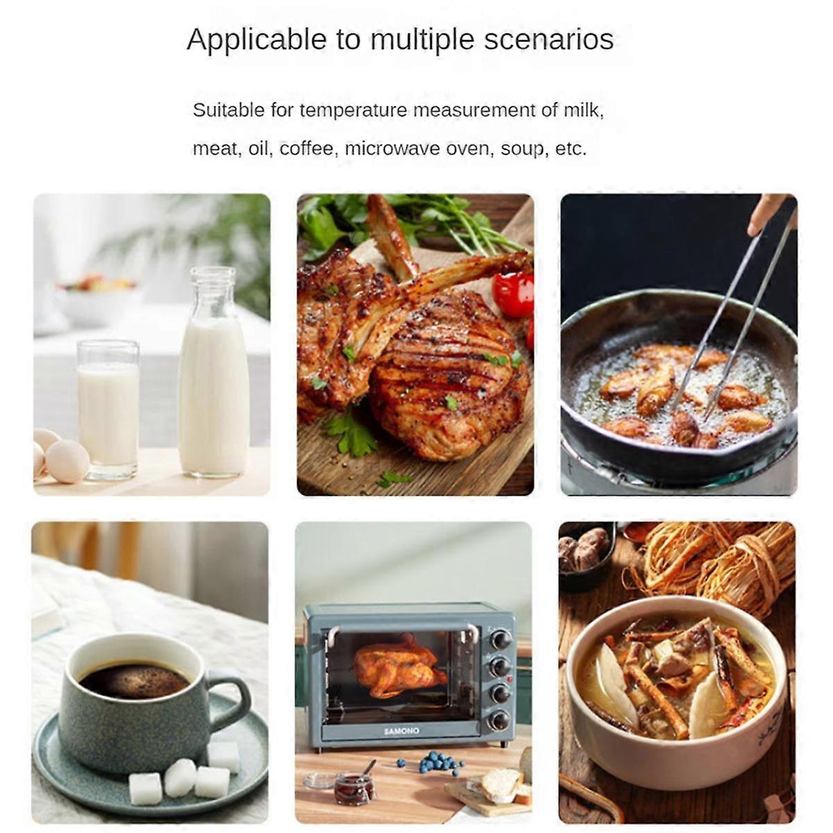 Meat Thermometer Digital Instant Read Meat Thermometer for Grill Cooking for Kitchen Outside, BBQ