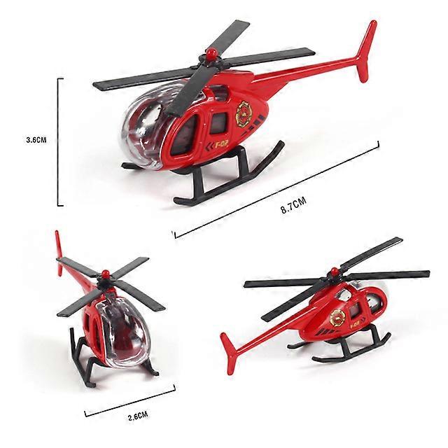 1PCS New Childrens Helicopter Toy Alloy Airplane Model Military Ornaments Boy Toy Taxiing Simulation Helicopter Christmas Gift
