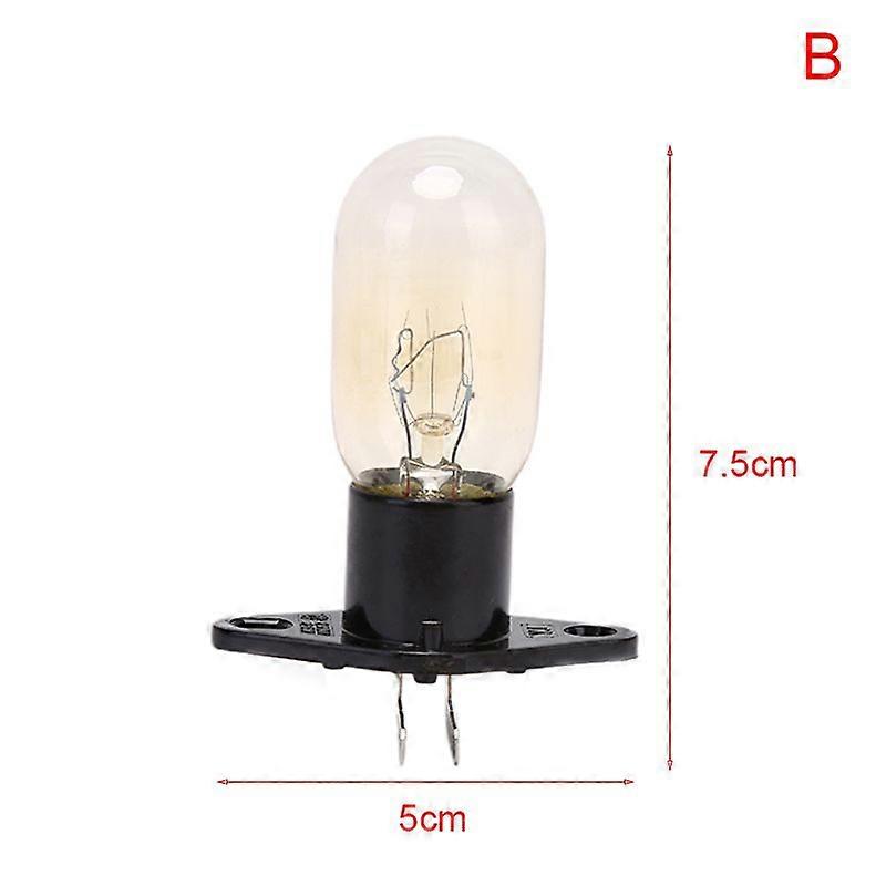 Microwave Oven Light Lamp Bulb Base Design 230V 20W Replacement With Lampholder